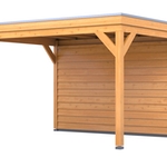 Douglas overkapping, 302 x 392 cm + wand blank, Verando, Origin